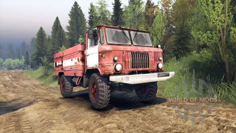 ГАЗ-66 АЦ-30 для Spin Tires