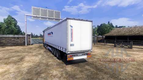 Окрас Schmitz для полуприцепа для Euro Truck Simulator 2