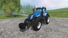 New Holland T8.435 with Weight для Farming Simulator 2015