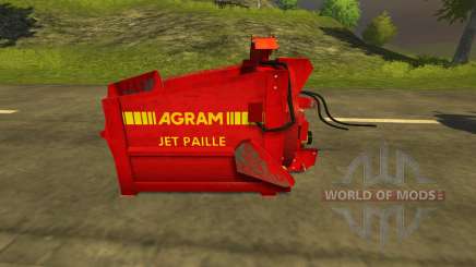 Pailleuse Agram Jet de paille для Farming Simulator 2013