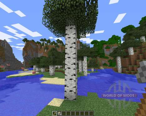 Whole Tree Axe для Minecraft