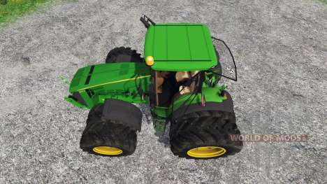 John Deere 8370R v2.0 Ploughing Spec для Farming Simulator 2015