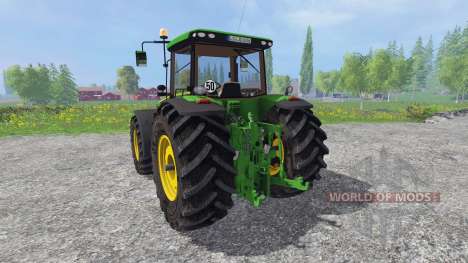 John Deere 8370R v3.0 [Ploughing Spec] для Farming Simulator 2015