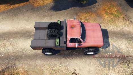 Dodge Power Wagon B-17 Rocks для Spin Tires