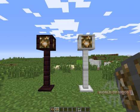 Lamp Posts для Minecraft