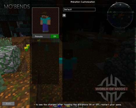 MoBends для Minecraft