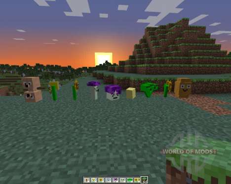 Plants Vs Zombies: Minecraft Warfare для Minecraft
