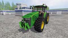 John Deere 8370R v3.0 [Ploughing Spec] для Farming Simulator 2015