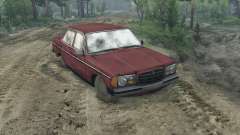 Mercedes W123D для Spin Tires