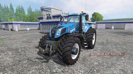 New Holland T8.320 600EVOX v1.11 blue для Farming Simulator 2015