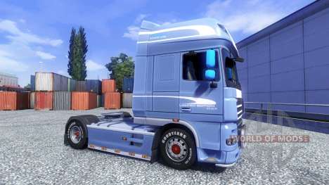 DAF XF 105 Blue Edition для Euro Truck Simulator 2