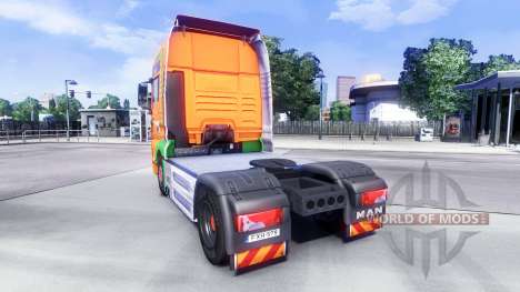 Скин Van Der Vlist на тягач MAN для Euro Truck Simulator 2