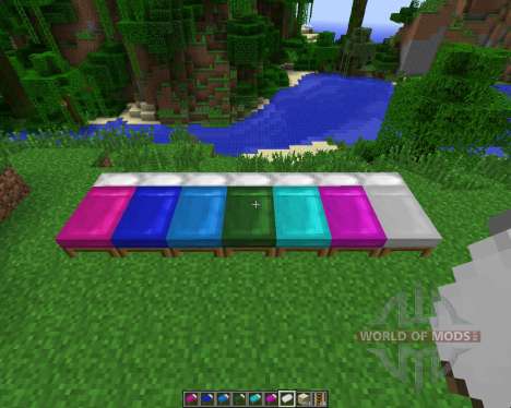 Dyeable Beds [1.7.2] для Minecraft