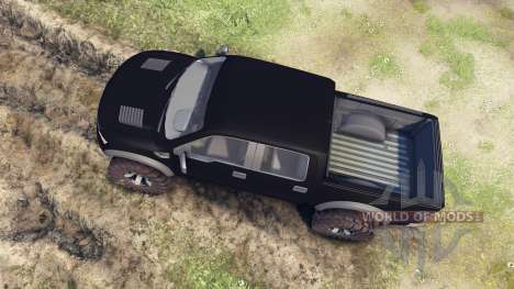 Ford Raptor SVT v1.2 matte black для Spin Tires