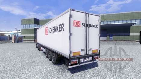 Скин DB Schenker на полуприцеп для Euro Truck Simulator 2