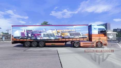 Скин Showtruck на тягач MAN для Euro Truck Simulator 2
