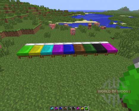 Dyeable Beds [1.6.4] для Minecraft
