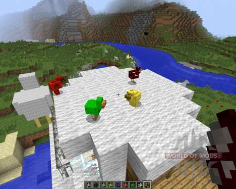 Mo Chickens [1.7.2] для Minecraft