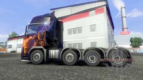Volvo FH16 8x4 v2.0 super control для Euro Truck Simulator 2