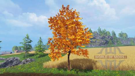 Осенние деревья для Farming Simulator 2015