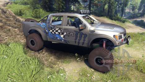 Ford Raptor Pre-Runner monster для Spin Tires