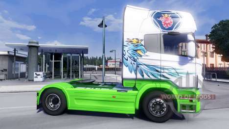 Скин Gryf на тягач Scania для Euro Truck Simulator 2