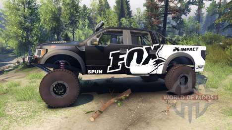 Ford Raptor Pre-Runner v1.1 fox для Spin Tires