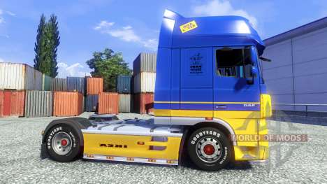 Скин IKEA на тягач DAF XF для Euro Truck Simulator 2