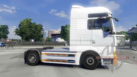 Скин Schwertransport на тягач MAN для Euro Truck Simulator 2