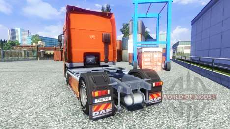 Скин Lowe на тягач DAF XF для Euro Truck Simulator 2
