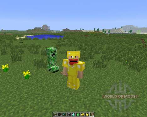 Tameable (Pet) Creepers [1.6.4] для Minecraft