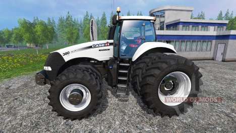 Case IH Magnum CVX 320 Dynamic8 white для Farming Simulator 2015