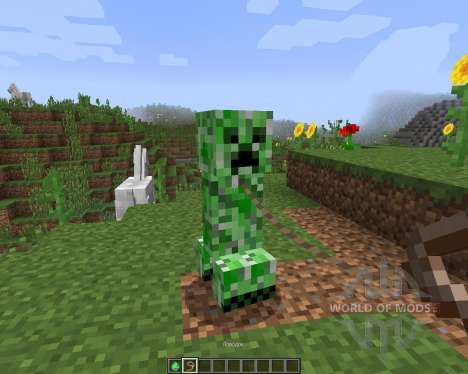Tameable (Pet) Creepers [1.7.2] для Minecraft