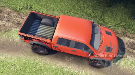 Ford Raptor SVT v1.2 factory comp orange для Spin Tires