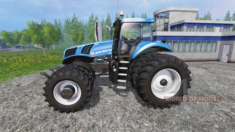New Holland T8.320 Dynamic8 v1.1 blue для Farming Simulator 2015