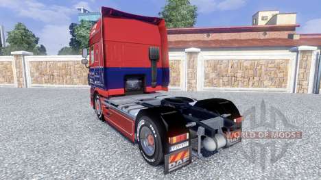 Скин James S. Hislop на тягач DAF для Euro Truck Simulator 2