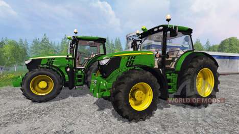 John Deere 6170R and 6210R v3.0 для Farming Simulator 2015
