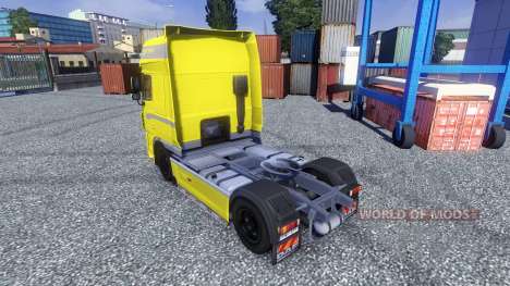 Скин Gelb Edition на тягач DAF XF для Euro Truck Simulator 2