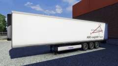 Скин ABC Logistic на полуприцеп для Euro Truck Simulator 2