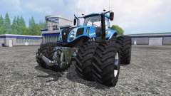 New Holland T8.320 Dynamic8 v1.1 blue для Farming Simulator 2015