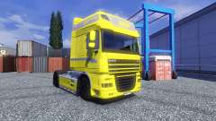 Скин Gelb Edition на тягач DAF XF для Euro Truck Simulator 2