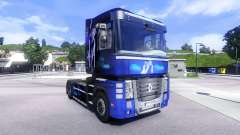 Скин Blue Dream на тягач Renault Magnum для Euro Truck Simulator 2
