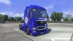 Скин Hamburg fahrt MAN на тягач MAN для Euro Truck Simulator 2