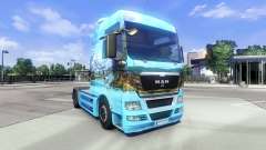 Скин Showtruck Landscape на тягач MAN для Euro Truck Simulator 2