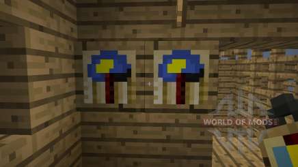 Wall Clock [1.7.2] для Minecraft