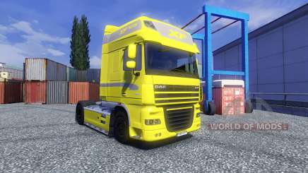 Скин Gelb Edition на тягач DAF XF для Euro Truck Simulator 2