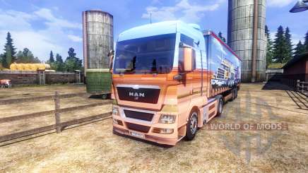 Скин Showtruck на тягач MAN для Euro Truck Simulator 2