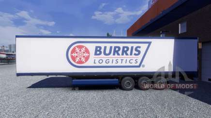 Скин Burris Logistics на полуприцеп для Euro Truck Simulator 2