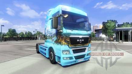 Скин Showtruck Landscape на тягач MAN для Euro Truck Simulator 2