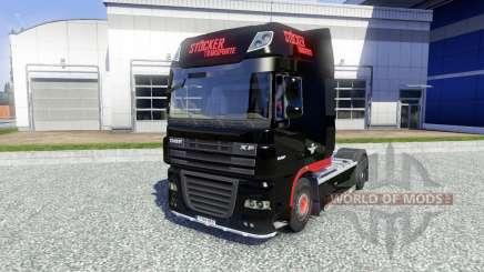 Скин Stocker Transporte на тягач DAF XF для Euro Truck Simulator 2